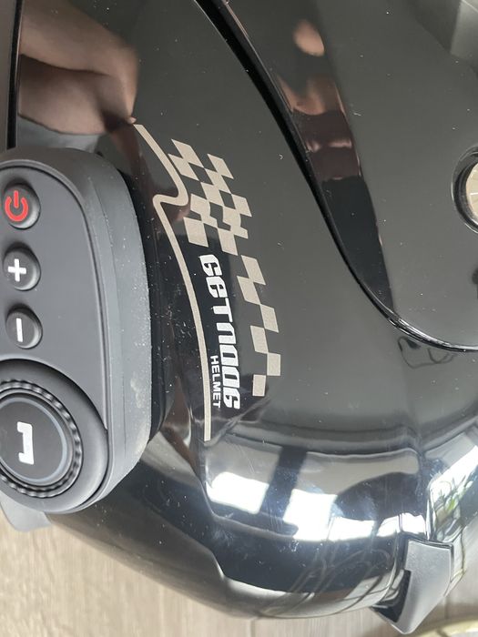 Kask szczekowy  L interkom prawie nowy  getnoog