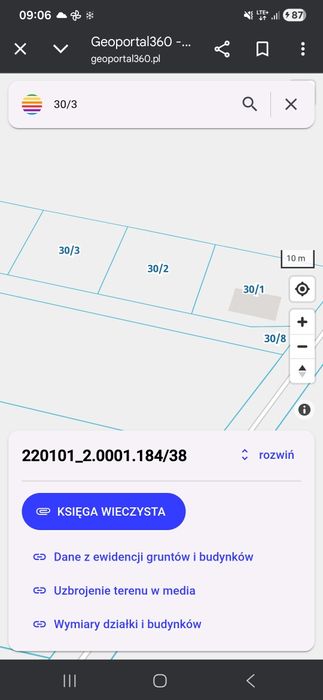 Sprzedam działke w Borzytuchomiu