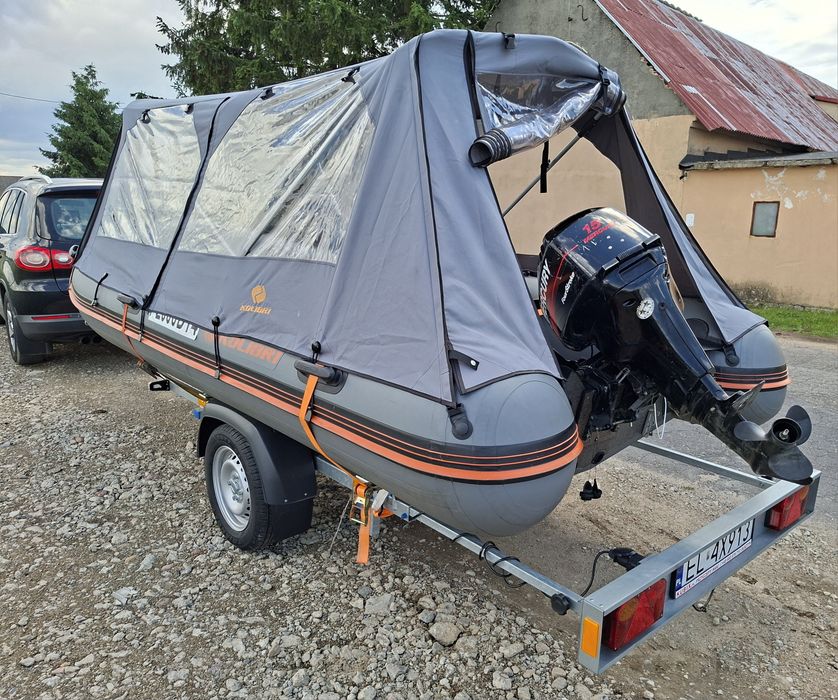 Ponton łódź wędkarska rekreacyjna