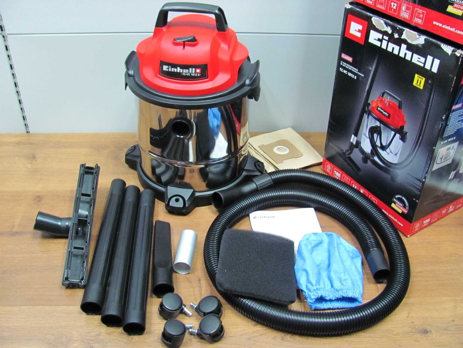 Пилосос будівельний Einhell TC-VC 1820 S; Einhell TC-VC 1815 S та Einhell TC-VC 1812 S промислові порохотяги пилосмоки привезено з Німеччини