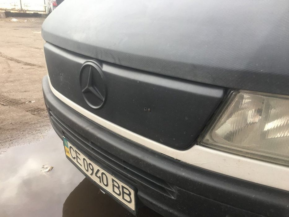 Mercedes Sprinter 2002-2006 Зимова накладка на решітку матова