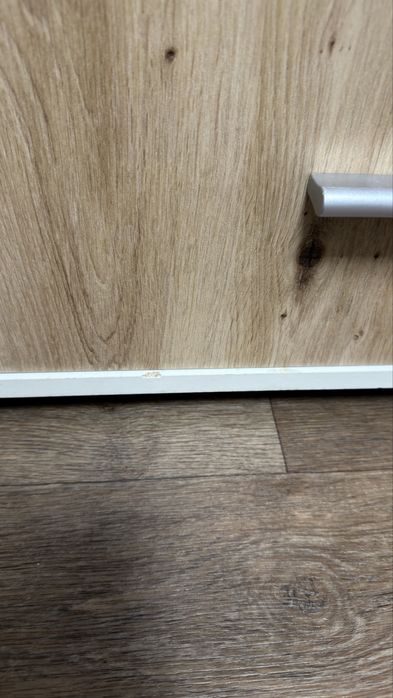 Комод 970х450х776 мм дуб артизан/білий