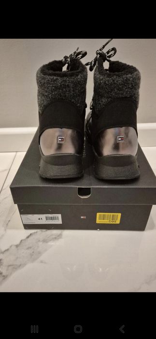 Nowe kozaki botki trzewiki Tommy Hilfiger rozm.41.