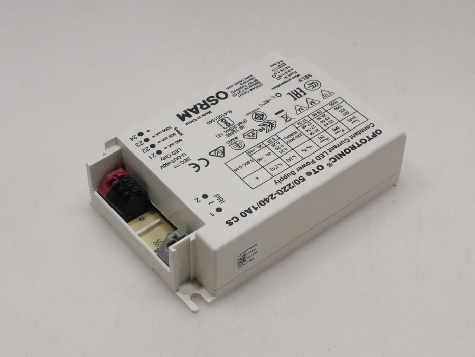 Zasilacz LED stały prąd 800mA 925mA 1050mA OSRAM OTe 50/220-240/1A0