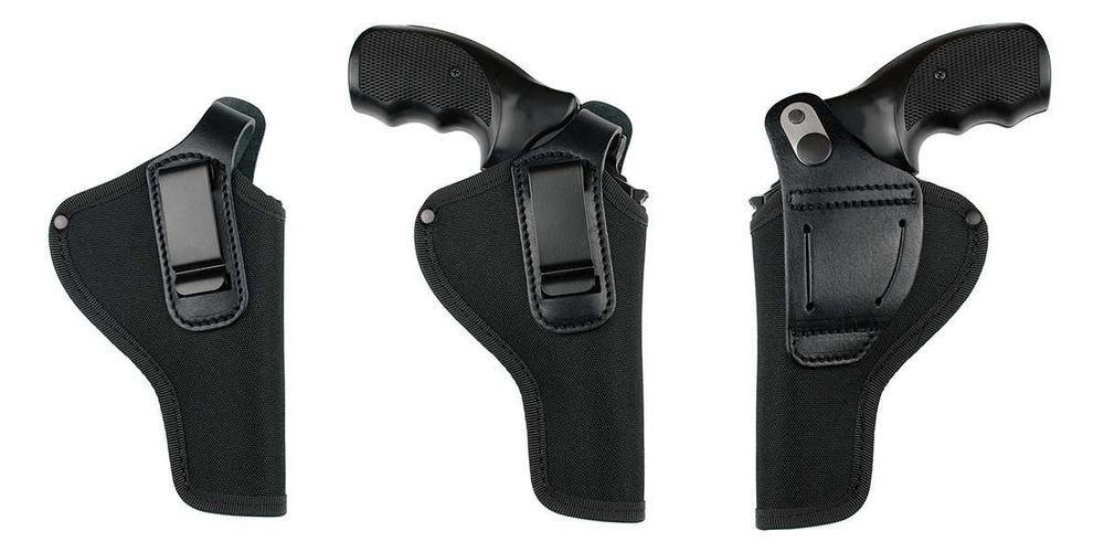 Кобура S&M поясна для ПМ/Револьвера з кліпсою синтетика/шкіра