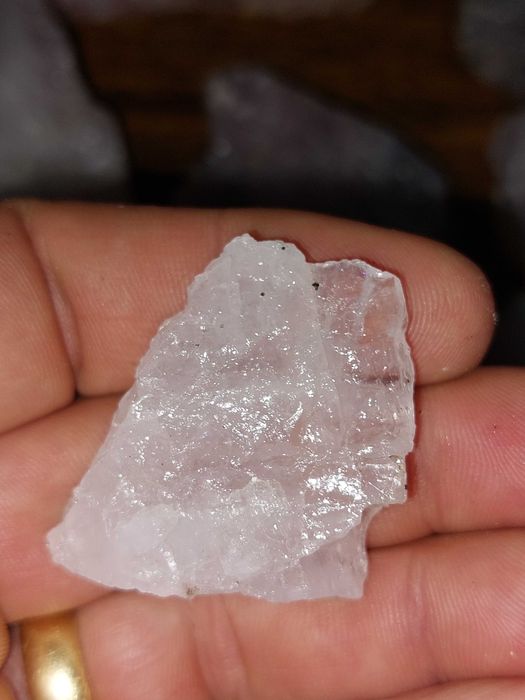 Quartzo rosa e branco