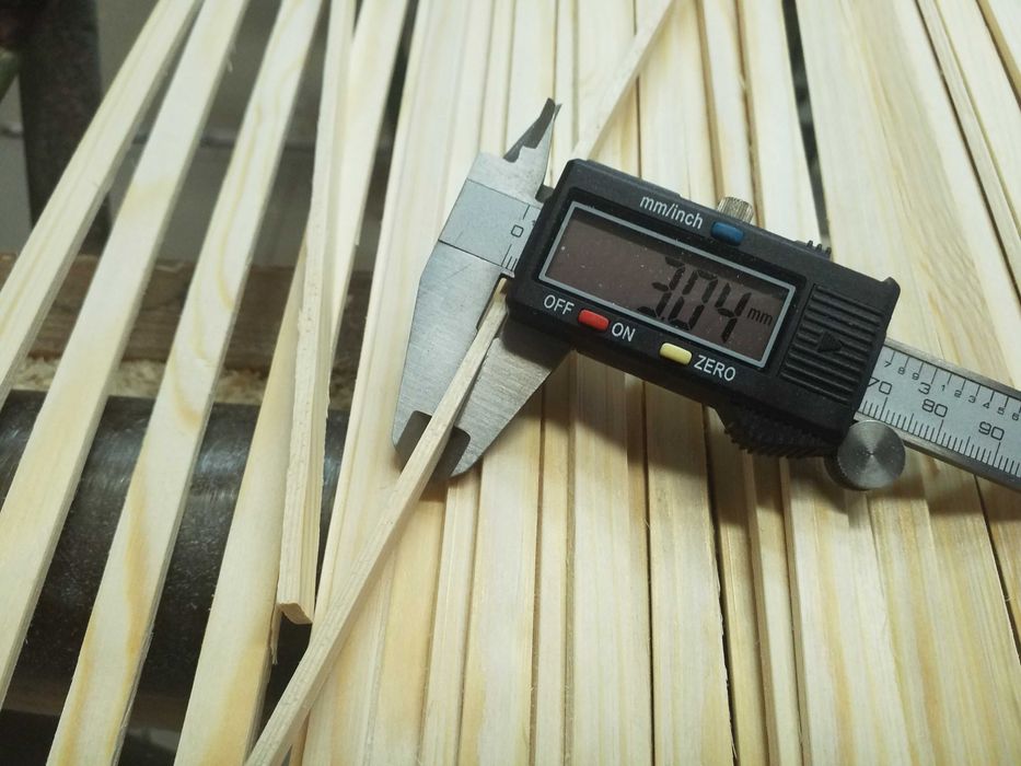 Listwa modelarska 3x10 mm drewniana listewka kantówka