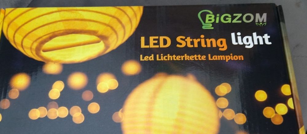 Lampki choinkowe Bigzom LED, zewnętrzne, i wewnętrzne elektryczne