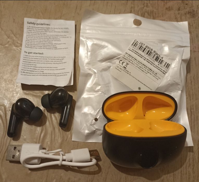 Беспроводные Bluetooth-наушники. С микрофоном.