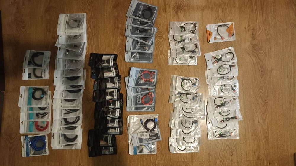 68szt kabli kable do ładowania micro USB do telefonu
