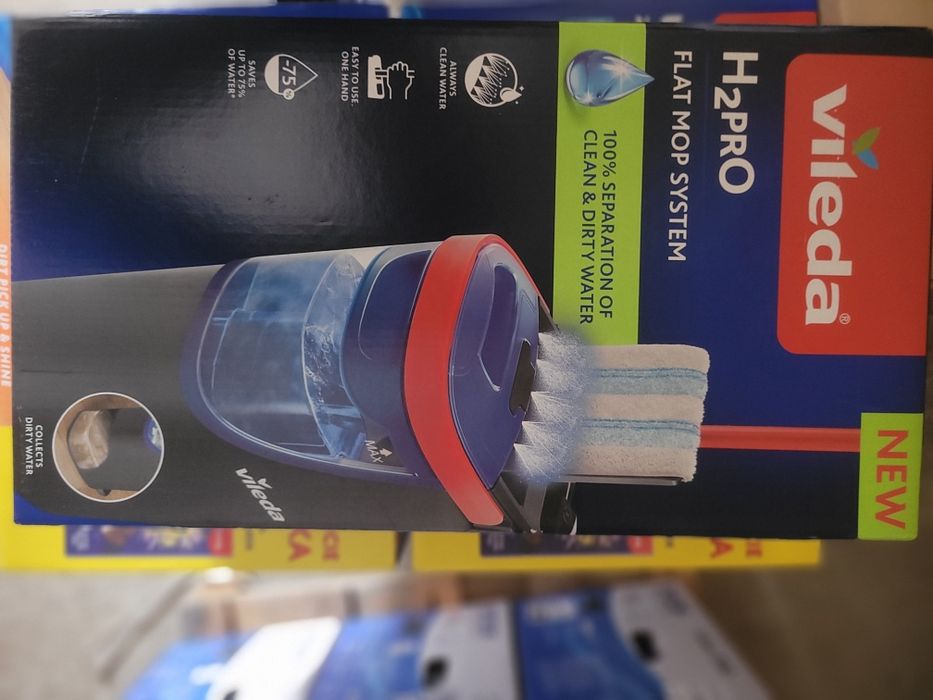 швабри Vileda Швабра плоска H2prO (4023103251540)