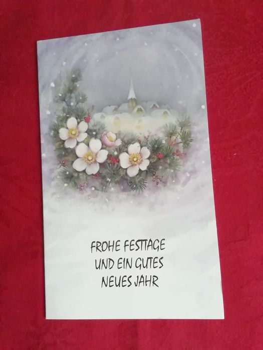 Postal de Natal, alemão
