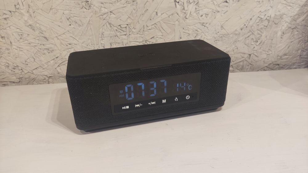 Głośnik, radio, zegarek, termometr, bluetooth, bezprzewodowy platinet