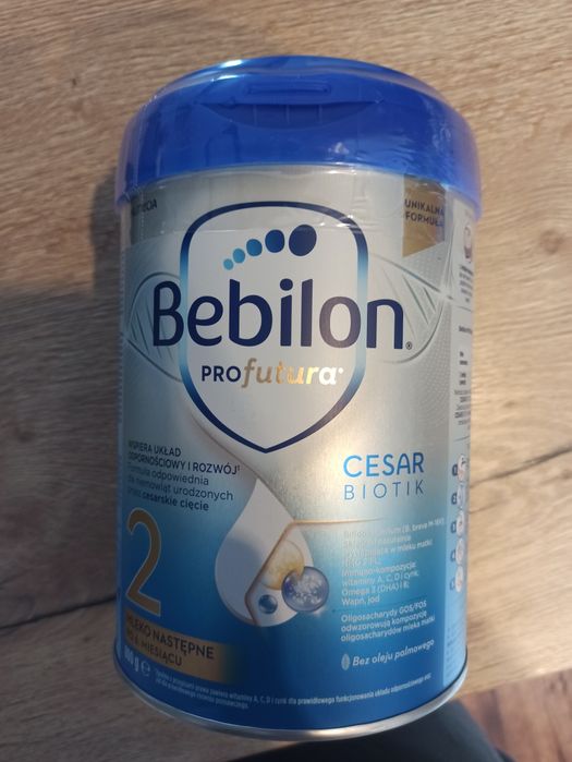 Sprzedam 3 puszki mleka Bebilon Profutura Cesarbiotik 2. Darmowa i szybka wysyłka w dzień zamówienia.