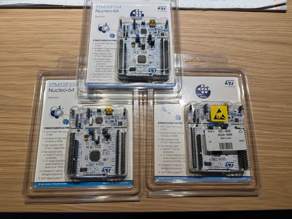 15x Mikrokomputer STM32 NUCLEO-F334R8 ARM Cortex M4 Nowy!