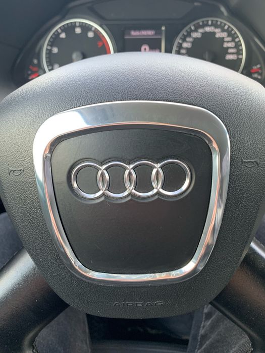 Aro moldura do volante mais emblema  audi a3 8p a4 b6 b7 b7 a6 c7 a5