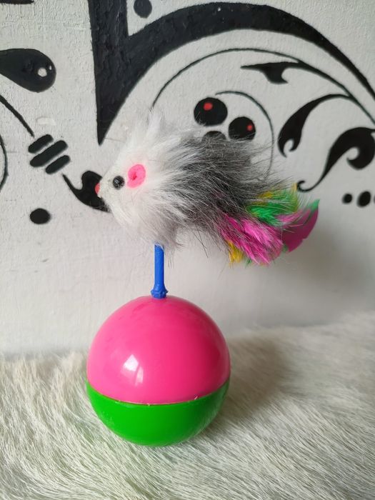 Іграшка - неваляшка для Киці/ Мишка-Неваляшка для Кота