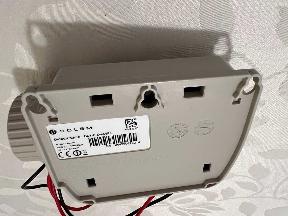 Solem BL-IP 1 - Programador jardim rega Bluetooth 9V pilha via APP para uma zona