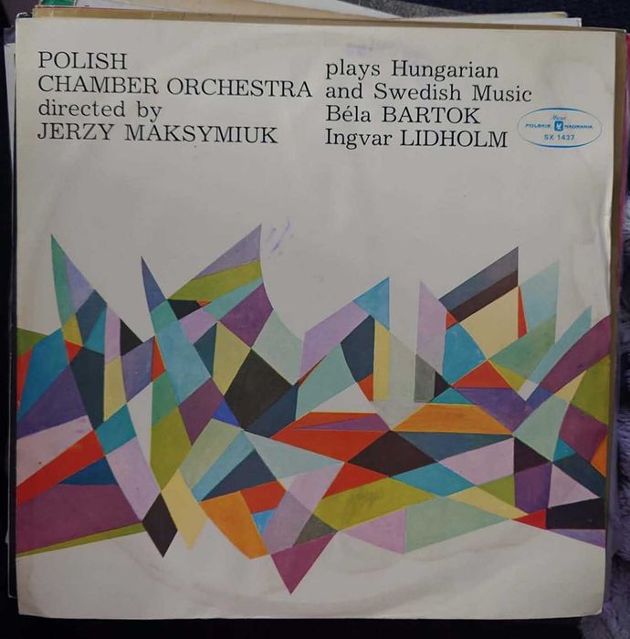 Polish chamber orchestra by Jerzy Maksymiuk WINYL Bartok Lidholm