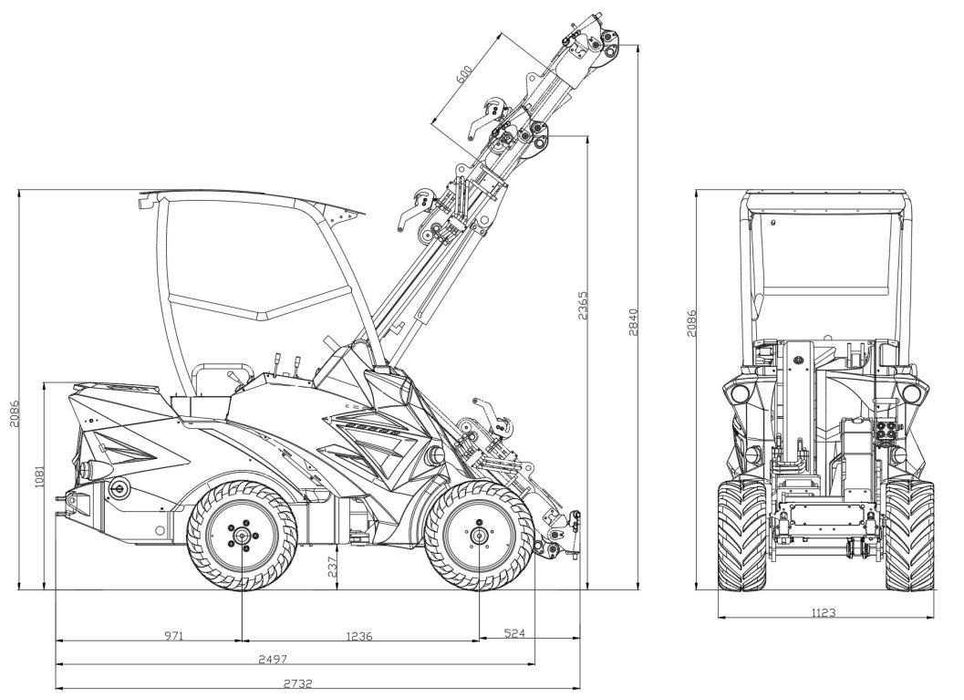 Mini ładowarka SCHMIDT 3625 silnik KUBOTA D1105  NOWA 2026