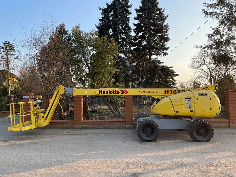 Haulotte Podnośnik koszowy teleskopowy zwyżka Haulotte H16TPX Rok 2007 Gotowa do pracy W pełni sprawna  Wysokość podnoszenia 16 metrów Książka UDT Możliwy transport