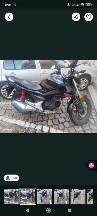 Mota Cb125 f ótimo estado