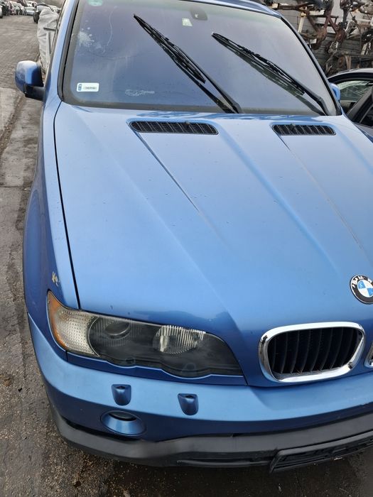 BMW X5 E53 Przedlift Maska Estorilblau Metallic