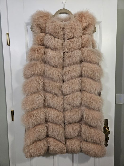 Futro naturalne kamizelka