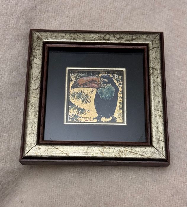 Картини мініатюри вінтаж Ітадія золота фольга , срібло