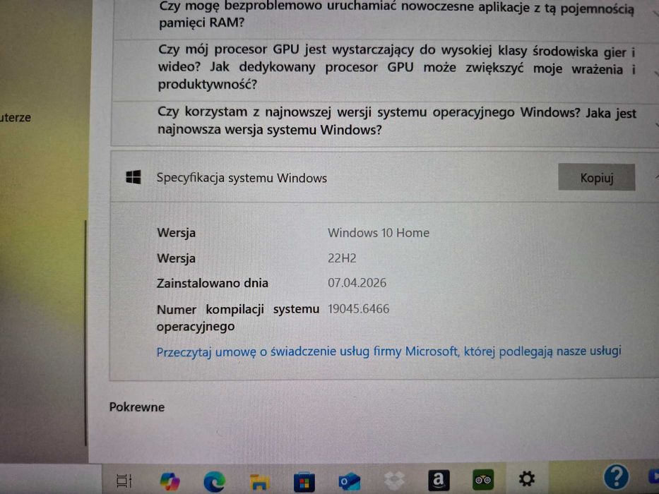 Laptop HP Envy 13' 4GB 238SSD i5-6200U Win10 Home