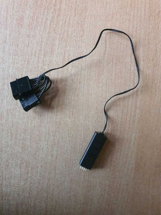 Контроллер ARGB подсветки 12 В с кнопками управления на контроллере.