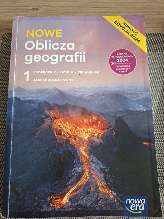 Nowe oblicza geografii 1 zakres rozszerzony liceum /technikum