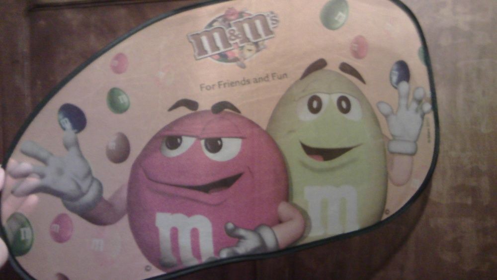 2 Tapa sol para carro M&M's grandes
