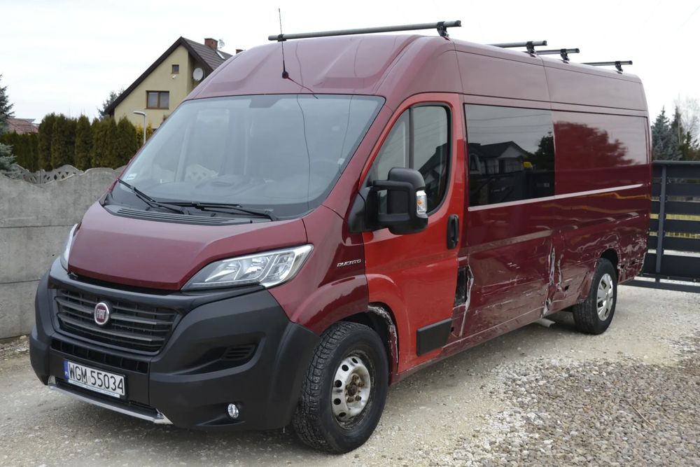 Fiat DUCATO  2.3/150kM*L4H2*7osób*Salon Pl*IIwł*Brygadówka*Fv23%*Brutto
