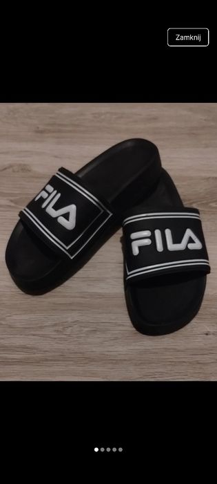 Klapki damskie Fila r.37