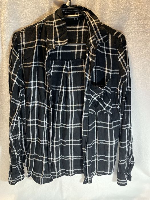 Koszula w kratę czarna