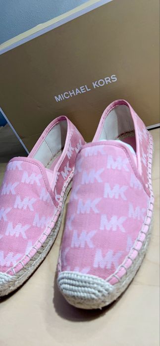 Alpercatas Michael Kors cor de rosa
