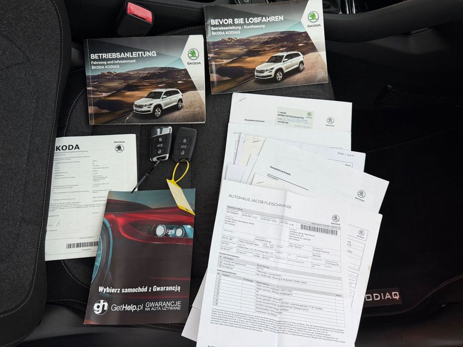 Skoda Kodiaq DSG, Alu19, Panorama, Kamera, Full LED, EL. Klapa+Fotele, GWARANCJA