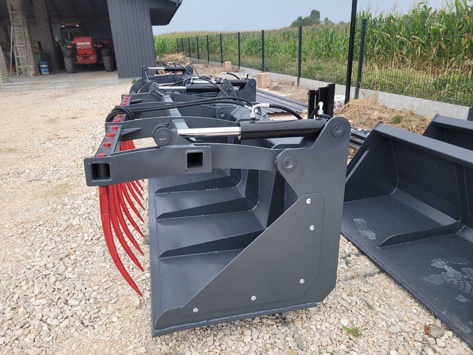 Krokodyl/ Łyżko-krokodyl do ładowarki teleskopowej/ tura ciągnika/ Szufla do Manitou JCB Merlo CAT 2,4m 2,2m 2,0m- Dowóz