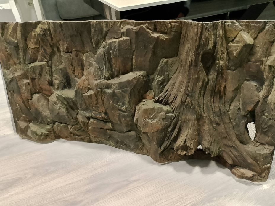 Tło strukturalne 3d do akwarium