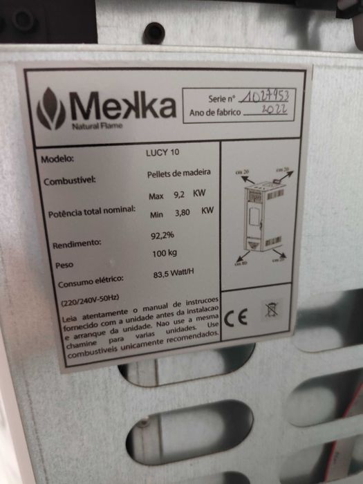 Salamandra a Pellets Mekka 9 kW Categoria A+