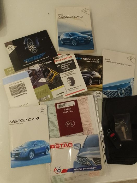 Mazda cx-9 2013r LPG 7 osobowa GAZ