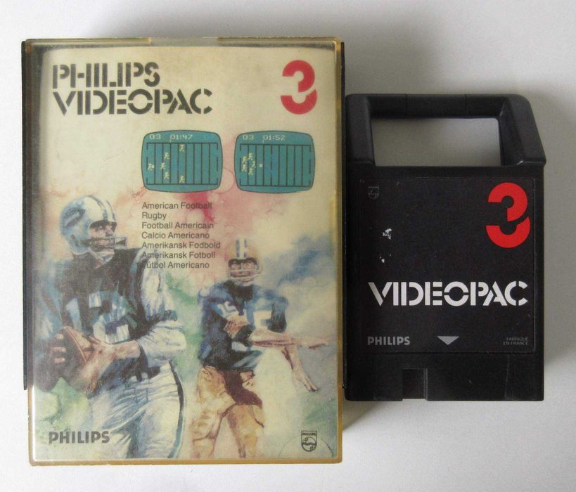 PHILIPS Videopac No. 3 - American Football (Includes Box and Manual)64741103650817121