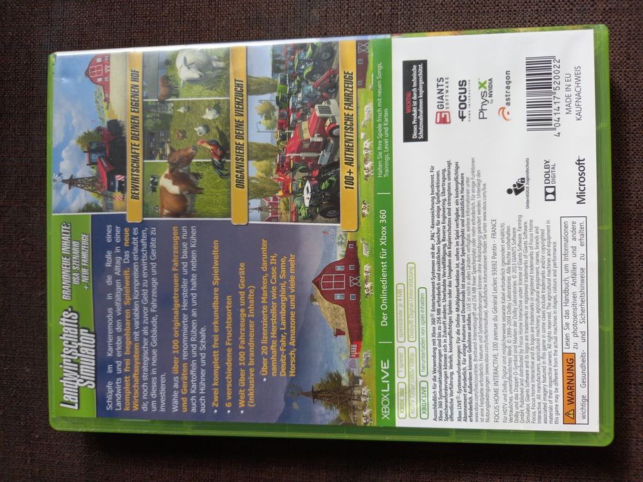 Gra Farming Simulator na konsolę xbox 360