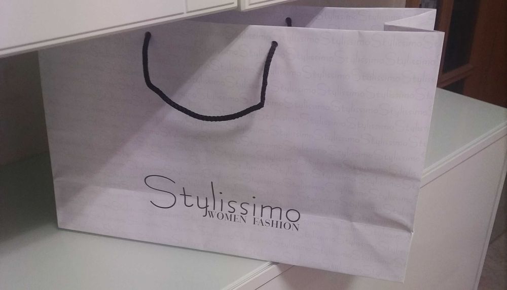 Sacos em papel para loja comercial