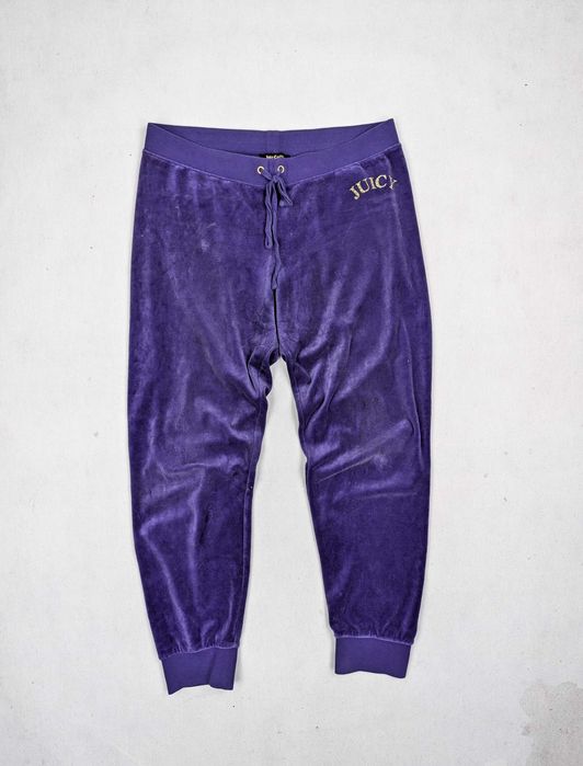 Juicy Couture fioletowe spodnie dresowe dresy M