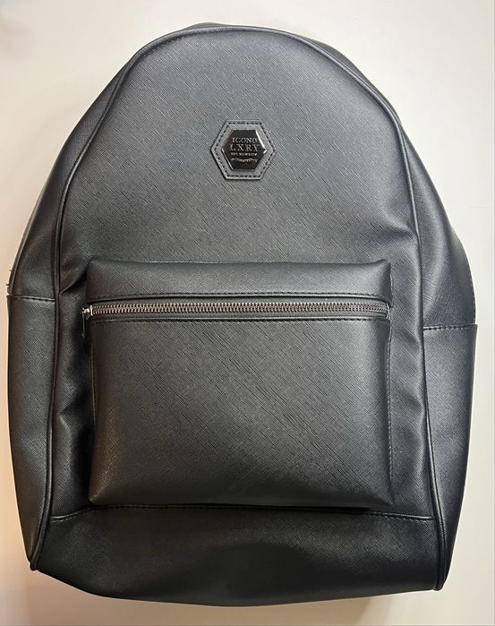 Elegancki czarny plecak miejski Icono damski męski