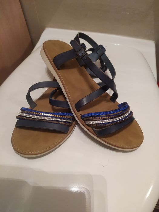 Buty damskie sandały skóra naturalna r.38
