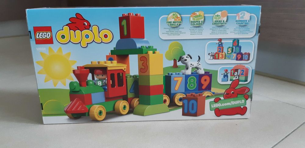 pociąg z cyferkami Lego Duplo 10847