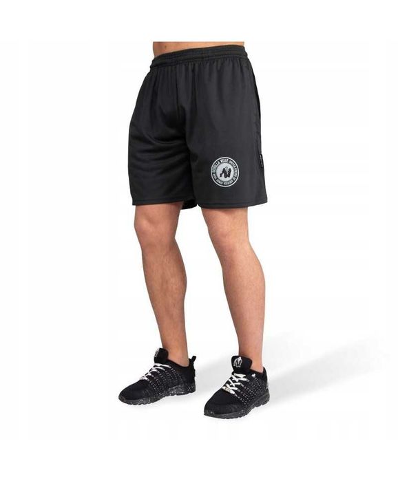 Gorilla Wear Forbes Shorts - Czarne Krótkie Spodenki Sportowe